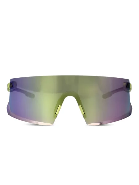 Ochelari de soare Adidas cu imprimeu geometric galben