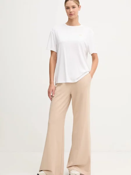 Однотонные спортивные штаны Ea7 Emporio Armani бежевые