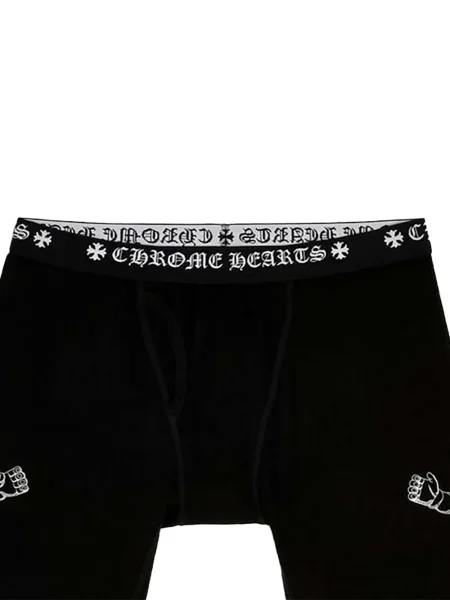 Боксерки Chrome Hearts със сърца черно
