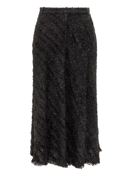 Fustă Iro cu franjuri negru