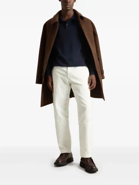 Kašmyro apykaklė megztinis Woolrich mėlyna