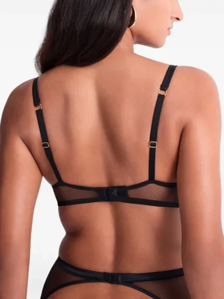 Sutien Aubade cu broderie negru