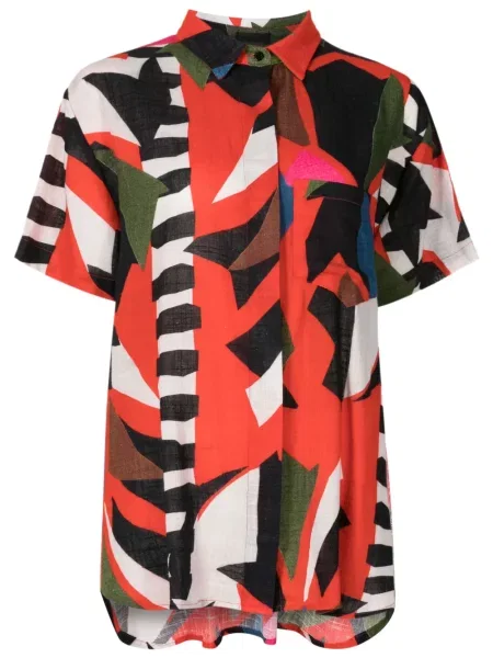 Koszula Osklen z nadrukiem w abstrakcyjne wzory