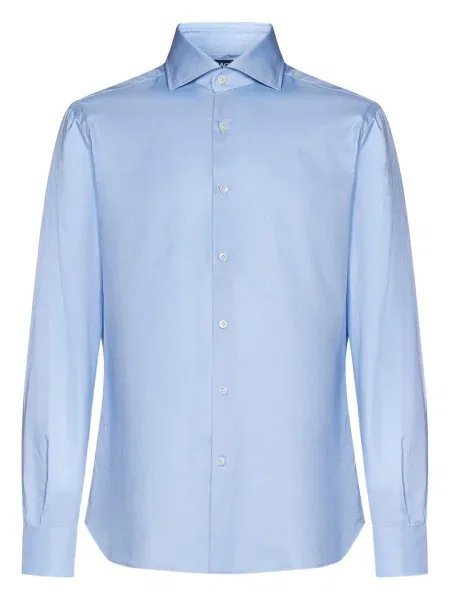 Дълго риза Franzese Collection синьо