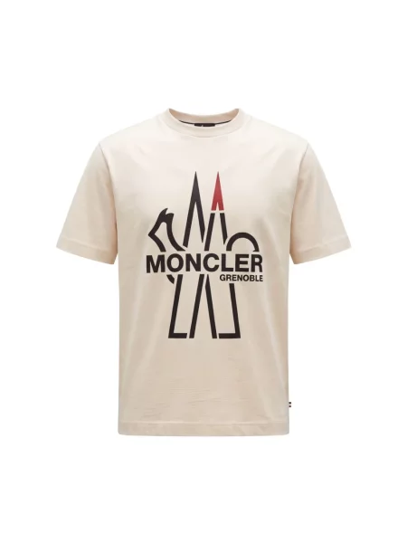 Koszulka polo Moncler beżowa