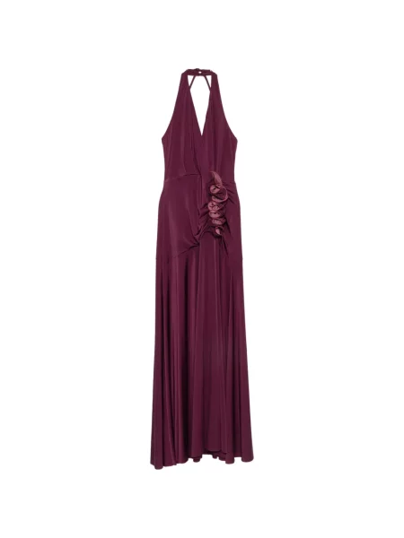 Rochie maxi Le Rjtange cu volane violet