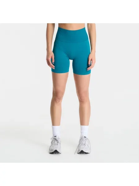 Pantaloni scurți Nike Pro Seamless Dri-FIT High-Waisted 5 Biker Shorts Bright Spruce M