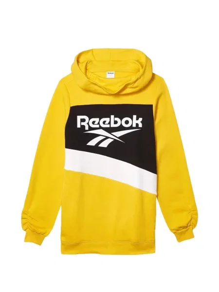 Mini rochie mini Reebok cu glugă de costum galben