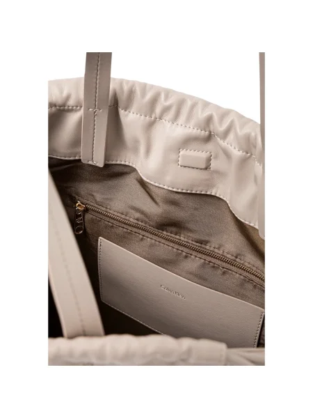Geanta crossbody Calvin Klein Jeans cu cordon alb