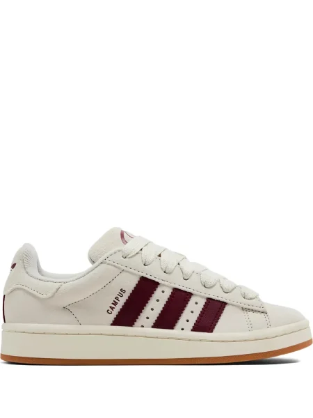 Sneakerși Adidas Samba din piele de căprioară roșu