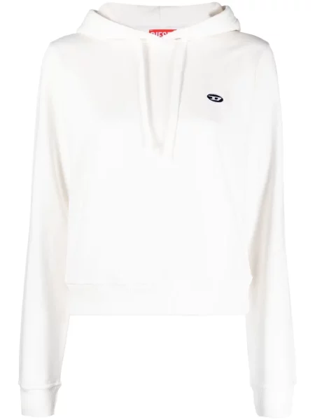 Hanorac cu glugă Diesel alb