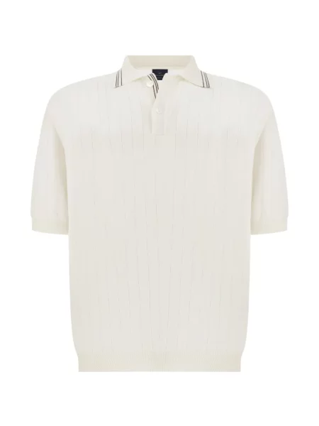 Tricou polo Paul & Shark cu dungi tricotate