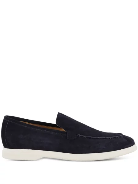 Loaferice Tagliatore od brušene kože plava