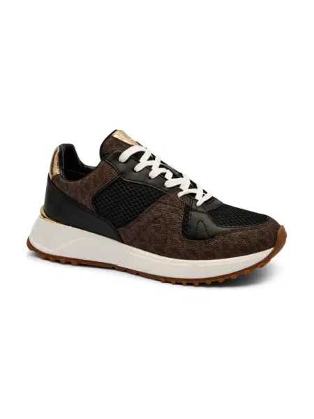 Michael Kors Bőr sneakers tornacipő JAIME barna
