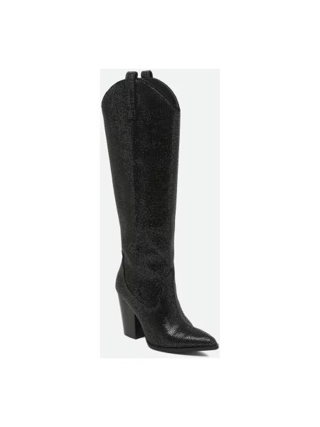 Botki Steve Madden skórzane czarne