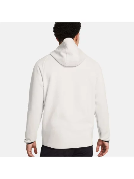 Mikina Under Armour Unstoppable Fleece Full HD summit white/black bílá