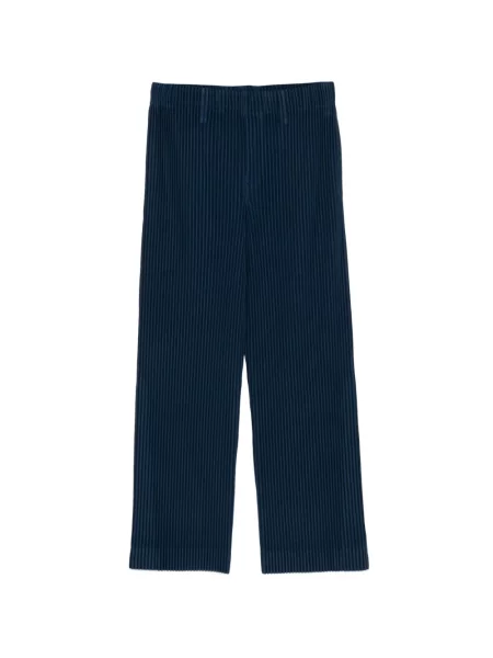 Plisované kalhoty Homme Plissé Issey Miyake modré