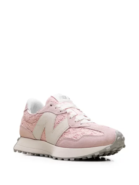Sneakers New Balance 327 με δαντέλα ροζ
