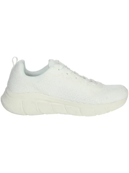 Členkové topánky Skechers biela