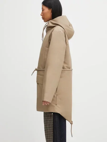 Rains parka Nome String W Parka zimowa beżowy