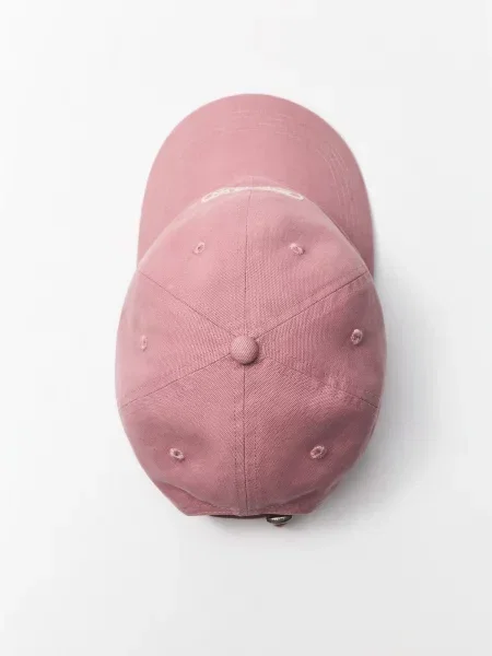 Pull&Bear Čiapka krémová / svetloružová