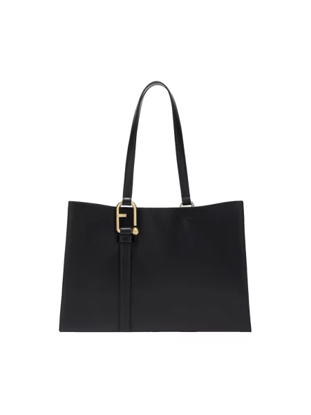 Shopperka Furla skórzana czarna
