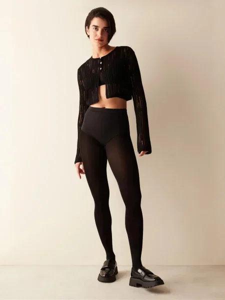 Penti Punčocháče PENTI Damen SILKY Strumpfhose' černá