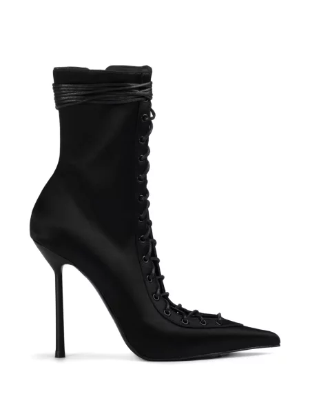 Cropp cizme scurte Le Silla cu șireturi din dantelă negru