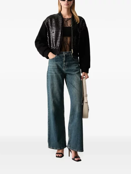 Bomber bunda Armani Exchange s flitry černá