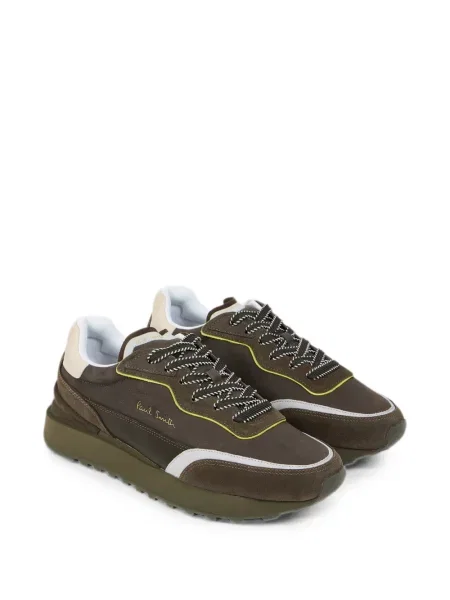 Sneakerși Paul Smith din piele maro