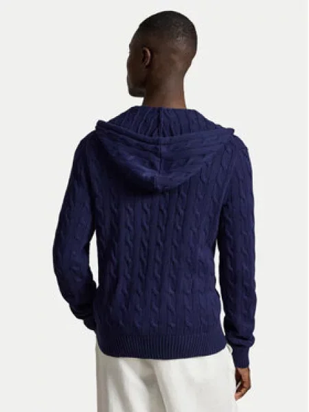 Polo Ralph Lauren Pletena jopa mornarska modra