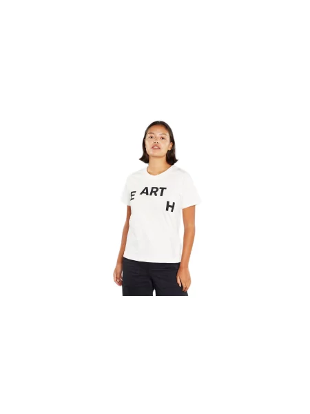 Dedicated T-shirt Mysen Earth Off-White Kobiety Koszulki Dedicated Size: S biały