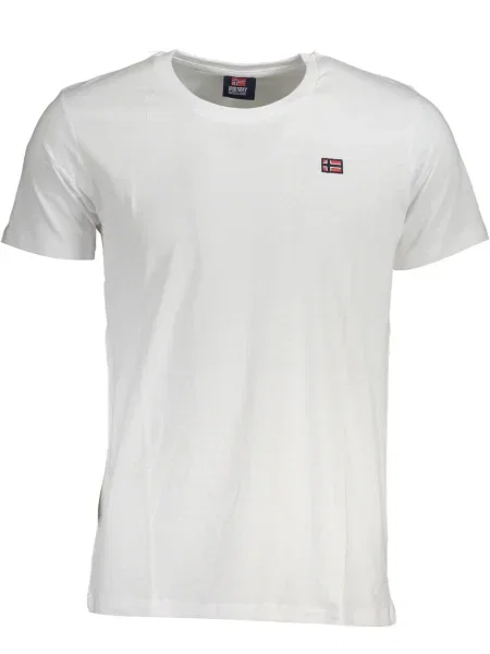 Tricou Norway 1963 scurt alb