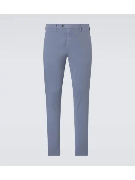 Pantaloni chino Canali albastru