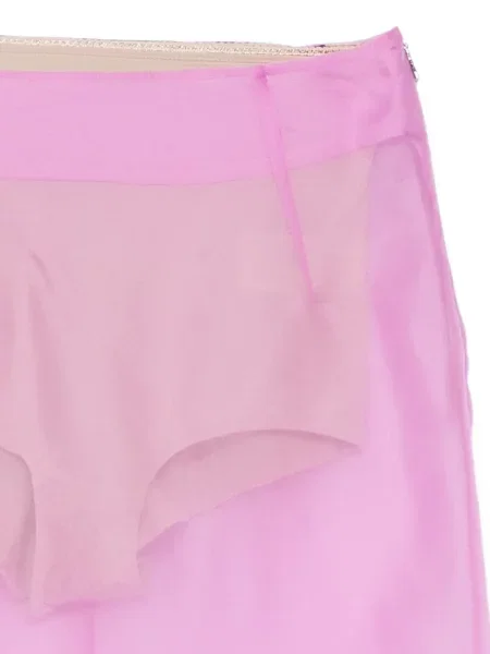 Fustă Patrizia Pepe din organza roz