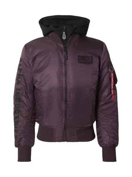 ALPHA INDUSTRIES Geacă de primăvară-toamnă D-Tec SE mov prună