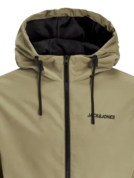JACK & JONES Prehodna jakna JJERUSH svetlo rjava črna