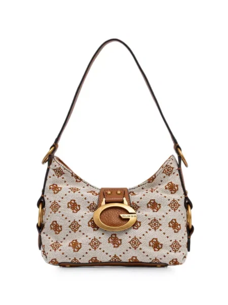 Geantă shopper Guess cu imagine cu cataramă