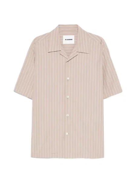 Cămașă Jil Sander cu dungi scurtă