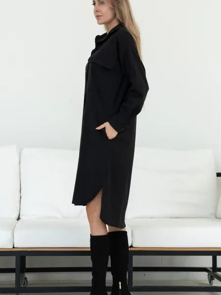 Сукня міді RiMari текстиль чорний