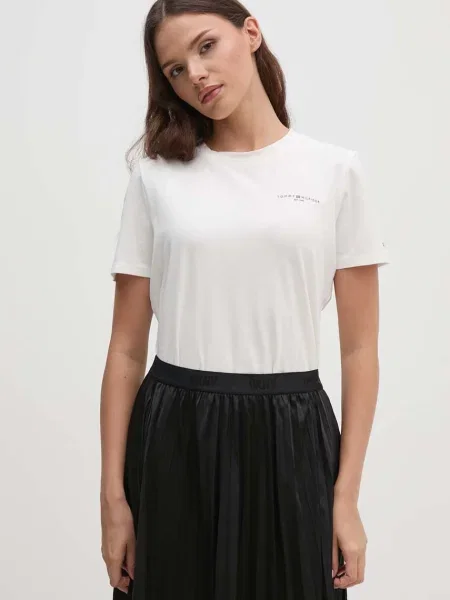 Tricou Tommy Hilfiger bej