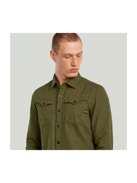 Košeľa G-star Raw zelená