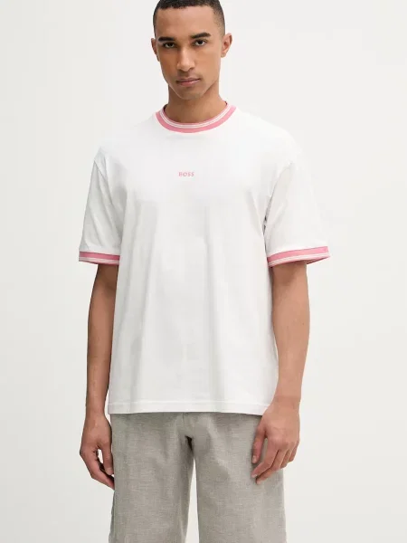 BOSS Orange T-shirt basic biała