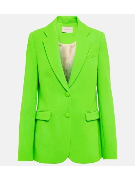 Marynarka Christopher Kane wełniana zielona