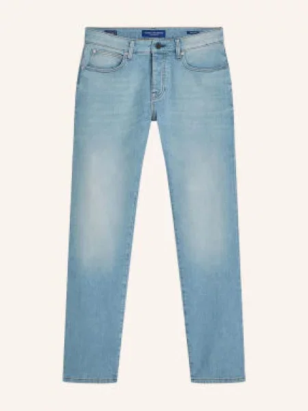 Scotch & Soda Jeansy The Zee Classic Straight Fit blau niebieskie