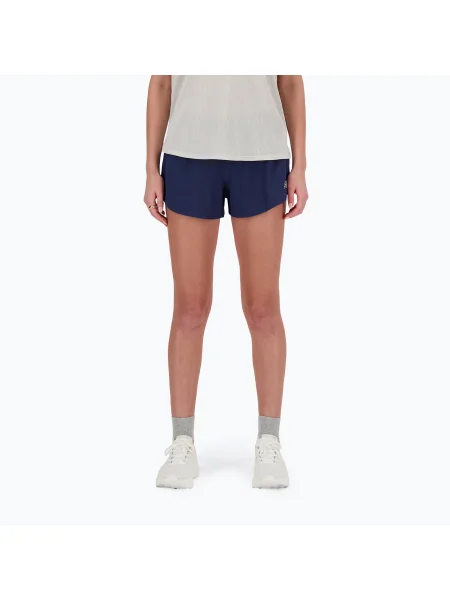 Női rövidnadrág New Balance RC Seamless 3" kék. Méret: M kék