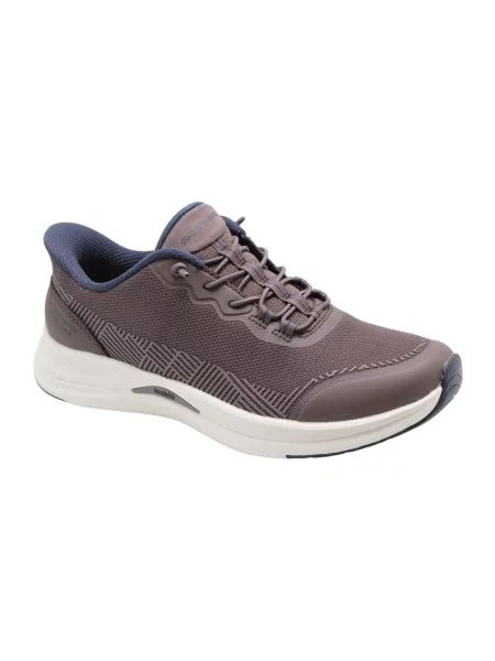 Sneakersy Skechers brązowe