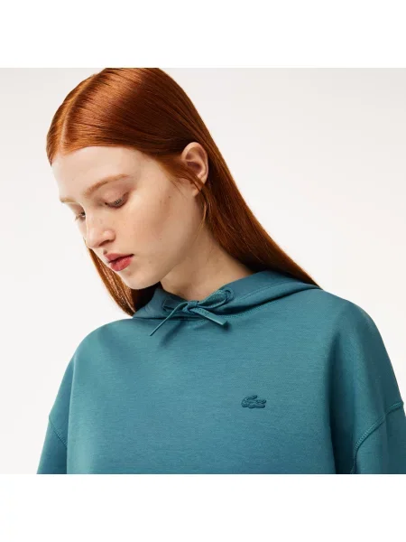 Lacoste Bluza Z Kapturem Jogger niebieska