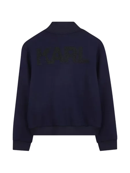Bluza rozpinana dziecięca Karl Lagerfeld niebieska