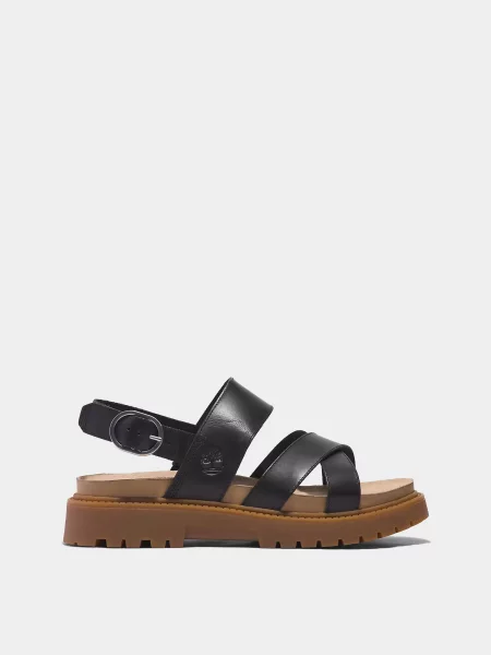 Кожаные босоножки Timberland черные
